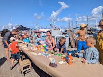 Familieaktivitet til under arrangementet Makrel Master