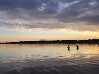 Udsigt over vandet i Rørvig