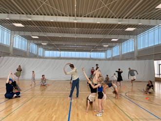 Deltagere til dansecamp